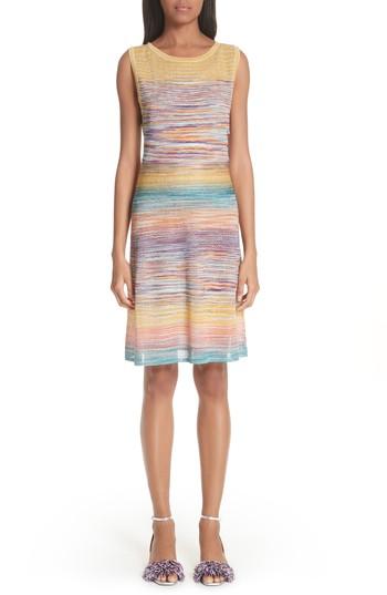 Women's Missoni Degrade Stripe Dress Us / 38 It - Metallic