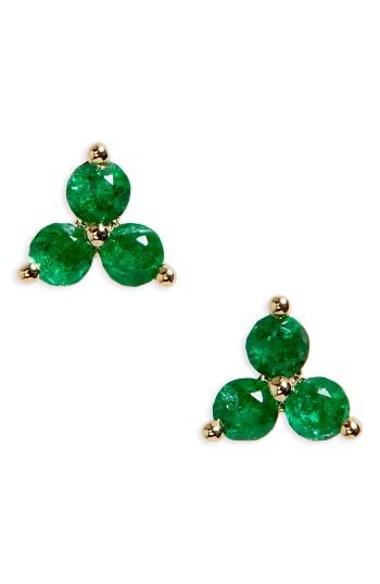 Women's Ef Collection Trio Precious Stone Stud Earrings