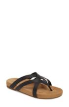 Women's Lucky Brand Fillima Flip Flop M - Black