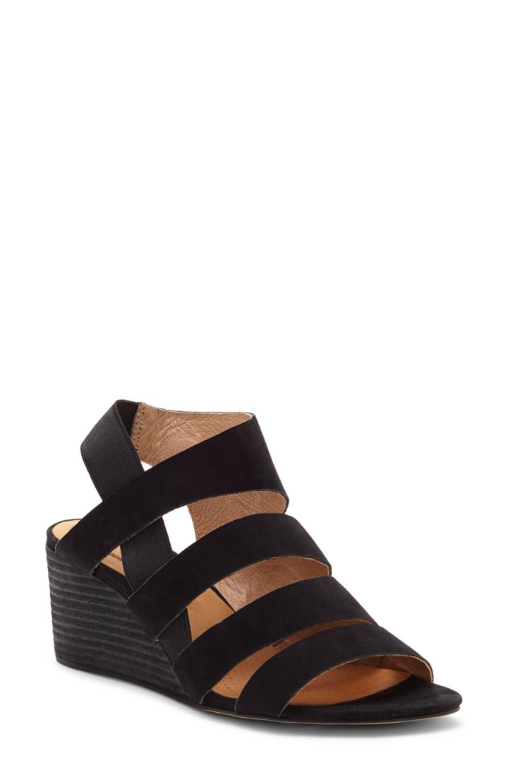 Women's Cc Corso Como Contariss Wedge Sandal .5 M - Black