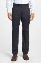 Men's Bonobos 'weekday Warriors' Non-iron Straight Leg Cotton Pants X 30 - Black