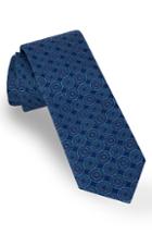 Men's Ted Baker London Shadow Circle Silk Tie, Size - Blue