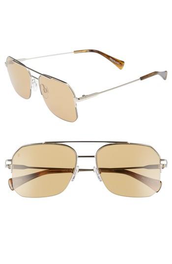 Men's Raen Munroe 55mm Square Aviator Sunglasses - Sand Dune