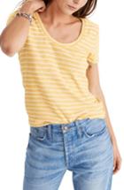 Women's Madewell Alto Scoop Tee - Yellow