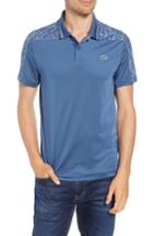 Men's Lacoste Regular Fit Novak Djokovic Ultra Dry Polo (s) - Blue