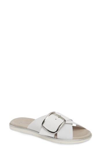 Women's Seychelles Reservation Slide Sandal M - White