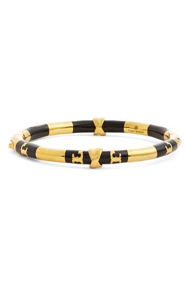 Women's Tory Burch 'oro' Stripe Bangle