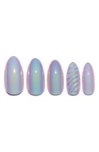 Static Nails Unicorns Are Real Holographic Pop-on Reusable Manicure Set -