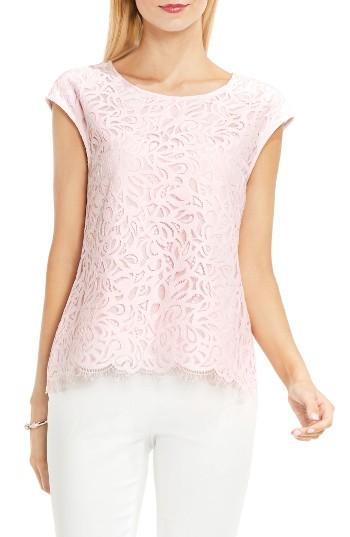Women's Vince Camuto Lace Blouse - Pink