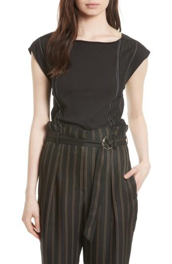 Women's 3.1 Phillip Lim Tie Back Peplum Top