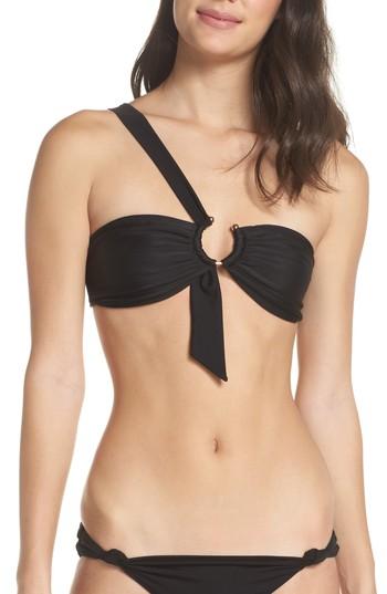 Women's For Love & Lemons Havana Bandeau Bikini Top - Black