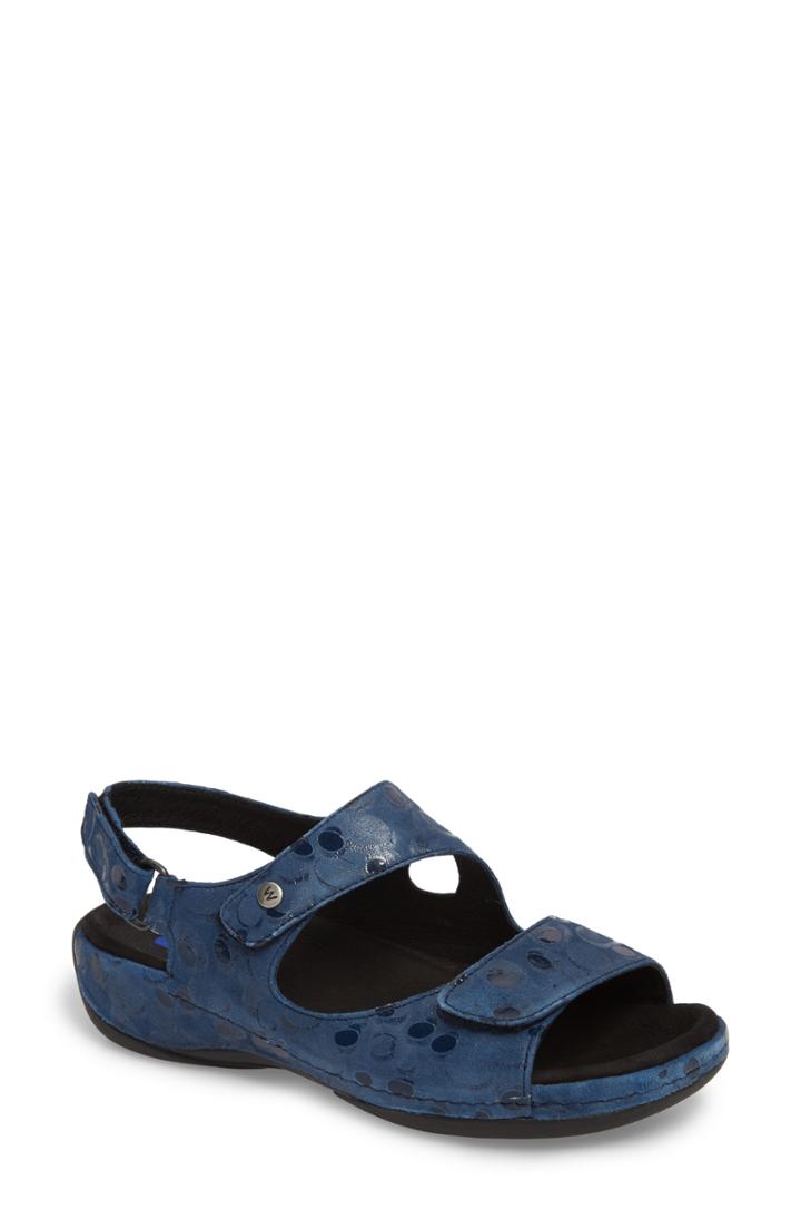 Women's Wolky Liana Sandal -7.5us / 38eu - Blue