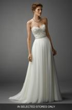 Women's Watters Gracua Soft Net A-line Skirt, Size - Ivory