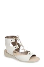 Women's The Flexx Lace-up Gladiator Sandal M - White