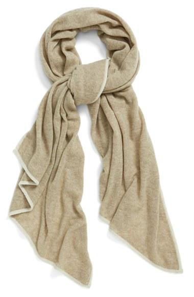 Women's Halogen Cashmere Travel Wrap -