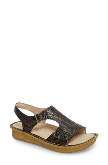 Women's Alegria Viki Embroidered Sandal -8.5us / 38eu - Metallic