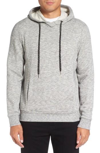 Men's Michael Stars Heathered Hoodie - Grey