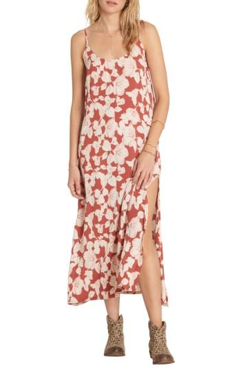 Women's Billabong Sol Slipdress - Red