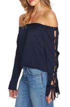 Women's 1.state Off The Shoulder Blouse - Blue