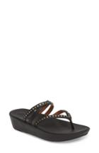 Women's Fitflop Linny Embellished Slide Sandal M - Black