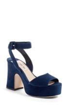 Women's Miu Miu Platform Strap Sandal Us / 35eu - Blue