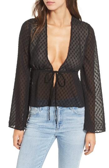 Women's Wildfox Lyss Fil Coupe Blouse