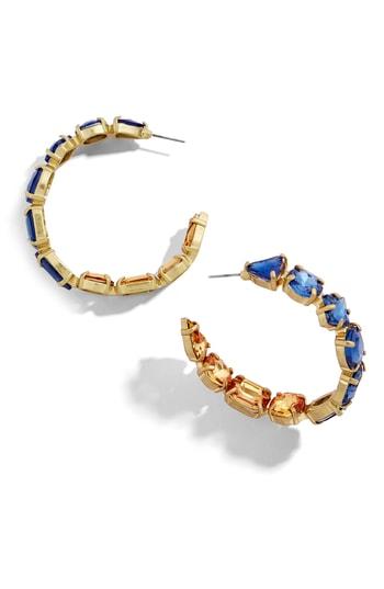 Women's Baublebar Isadora Crystal Embellished Hoops