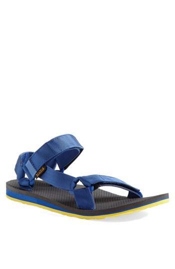 Teva 'original Universal' Sandal (men) Blue/ Yellow