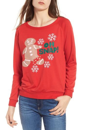 Women's Prince Peter Oh Snap Sweatshirt, Size - Red