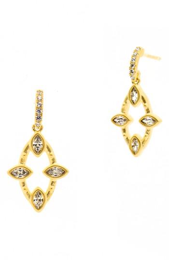 Women's Freida Rothman Amazonian Allure Marquise Drop Earrings