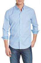 Men's Robert Graham Logan's Circle Tailored Fit Sport Shirt, Size - Blue
