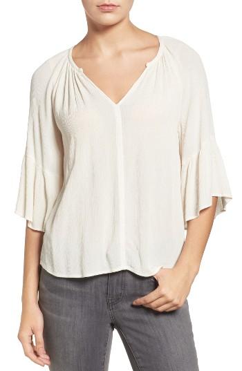 Women's Velvet By Graham & Spencer Gauze Lantern Sleeve Blouse