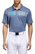 Men's Adidas Golf Ultimate Fashion Tech Polo - Blue