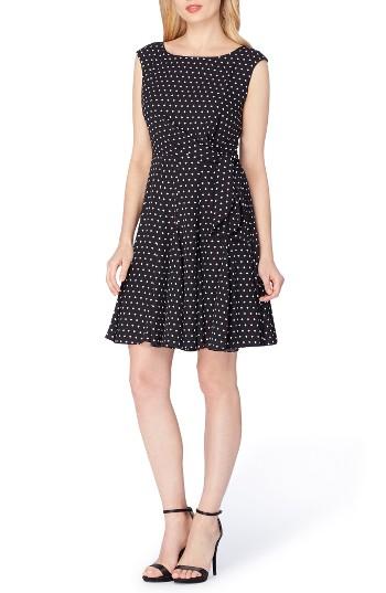 Women's Tahari Fit & Flare Dress - Black