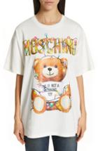 Women's Moschino Christmas Teddy Oversized Tee