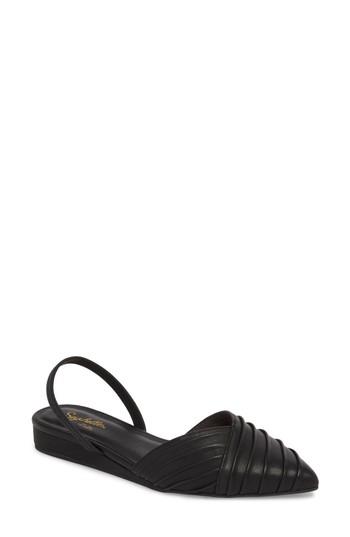 Women's Seychelles Highly Touted Pointy Toe Flat .5 M - Black