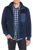 Men's Ugg Lucas High Pile Fleece Sweater Jacket - Blue