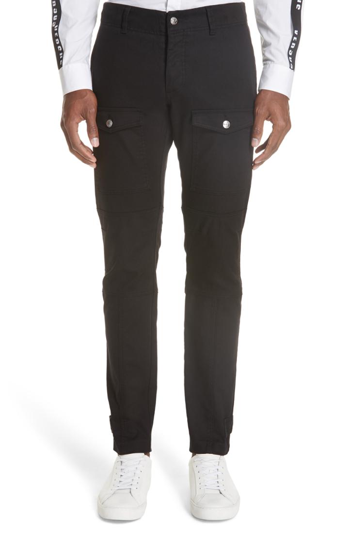 Men's Versus Versace Denim Cargo Pants
