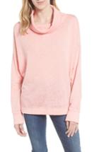 Women's Caslon Burnout Back Pleat Sweatshirt - Pink