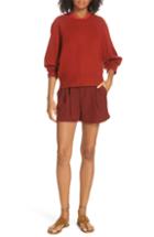 Women's Vince Raglan Dolman Sleeve Sweater, Size - Red