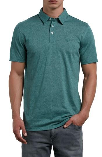 Men's Volcom Wowzer Polo, Size - Green