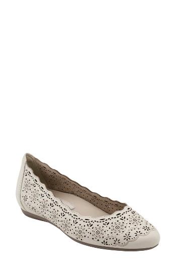 Women's Earthies Lindi Flat M - White