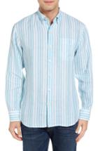 Men's Tommy Bahama Pintado Stripe Linen Sport Shirt