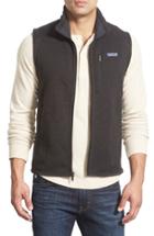 Men's Patagonia 'better Sweater' Zip Front Vest, Size - Black