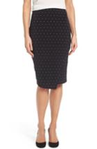 Women's Vince Camuto Pin Dot Faux Wrap Skirt