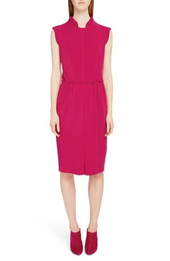 Women's Givenchy Ruffle Trim Jersey Dress Us / 34 Fr - Pink