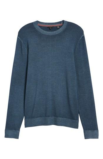 Men's Ted Baker London Lucky Trim Fit Wool Sweater (m) - Blue