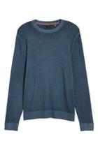 Men's Ted Baker London Lucky Trim Fit Wool Sweater (m) - Blue
