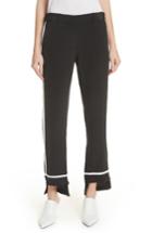 Women's Equipment Florence Silk High/low Hem Trousers - Black