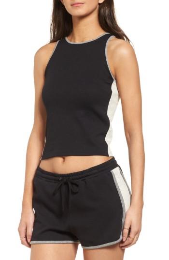 Women's Madewell Offline Colorblock Tank - Black